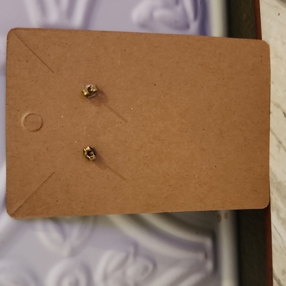 3 for $15-Blue Crimped Dangling Earrings - Picture 3 of 3